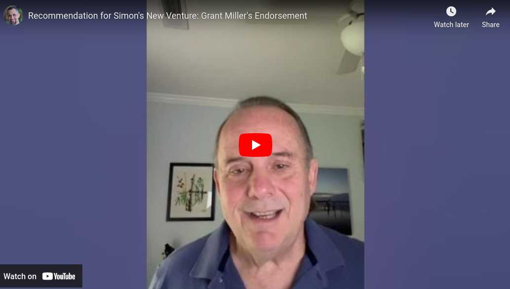 Grant A. Miller (USA) testimonial image